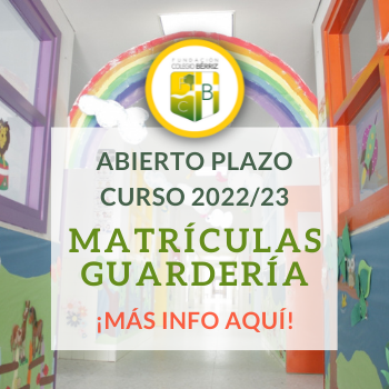 Banner Matrículas Guardería 22-23 - Fundación Colegio Bérriz