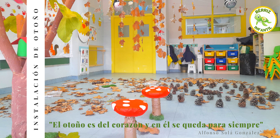Instalación del Otoño 1 y 2 años - Fundación Colegio Bérriz Las Rozas