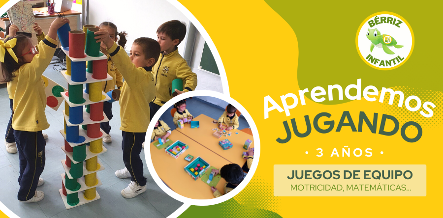 Aprendizaje mediante juegos - Infantil 3 años - Fundación Colegio Bérriz Las Rozas