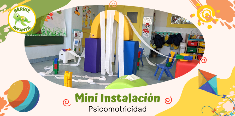 Mini instalación de Psicomotricidad 1 año - Fundación Colegio Bérriz Las Rozas