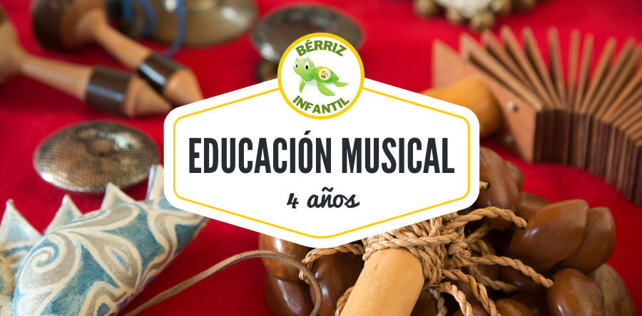 Clases de Música en Infantil 4 años - Fundación Colegio Bérriz Las Rozas