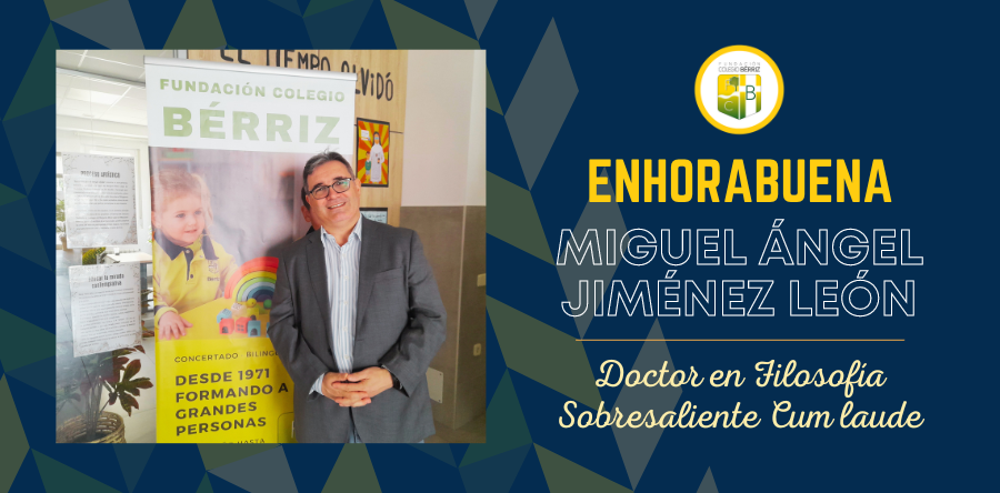 Miguel Ángel Jiménez Doctor Cum laude en Filosofía - Fundación Colegio Bérriz Las Rozas