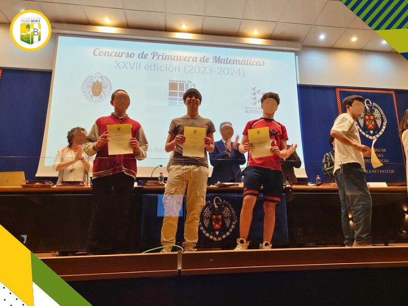 1 Ganador en el Concurso de Primavera de Matemáticas 2024 - Fundación Colegio Bérriz