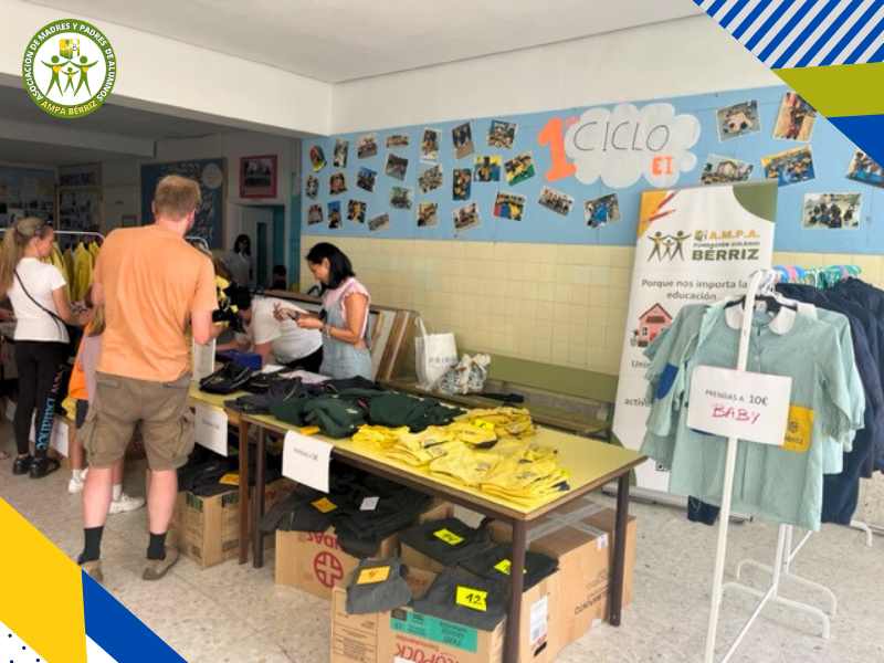 1_Mercadillo Solidario AMPA Colegio Bérriz en Fiesta Solidaria 2024