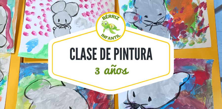 Clase de Pintura en 3 años - Fundación Colegio Bérriz Las Rozas