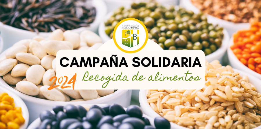 Campaña Solidaria recogida de alimentos diciembre de 2024 - Fundación Colegio Bérriz Las Rozas