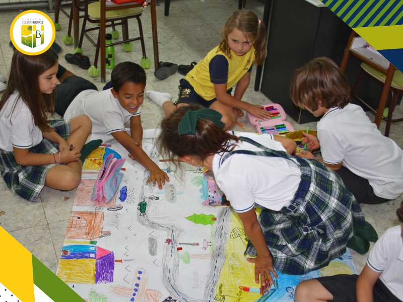 1_Colores, paisajes y trabajo en equipo en 2º Primaria - Fundación Colegio Bérriz