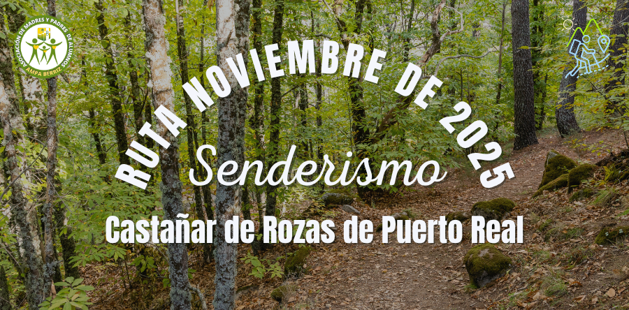 Ruta de Senderismo Noviembre de 2025 - Castañar de Rozas de Puerto Real - AMPA Colegio Bérriz Las Rozas