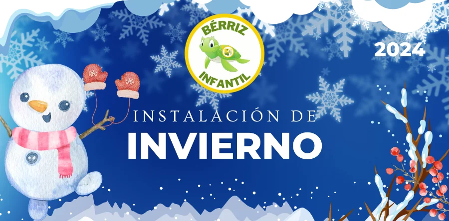 Instalación efímera de Invierno en Infantil - Fundación Colegio Bérriz Las Rozas