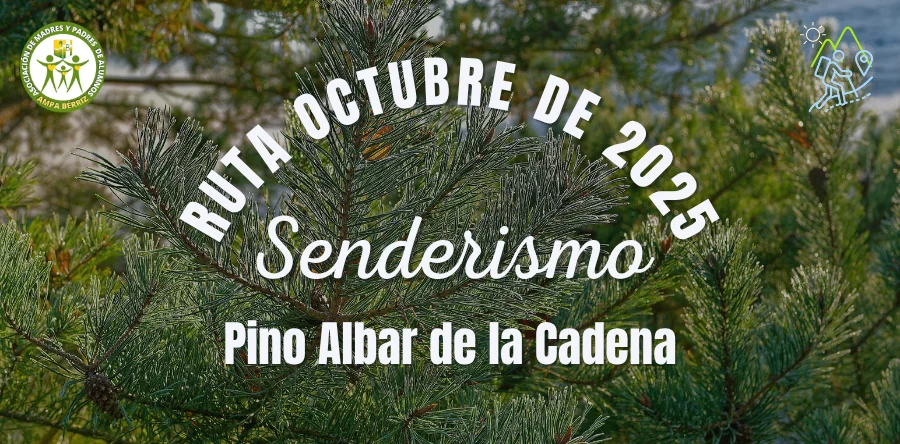 Ruta de Senderismo Octubre de 2025 - Pino Albar de la Cadena - AMPA Colegio Bérriz Las Rozas
