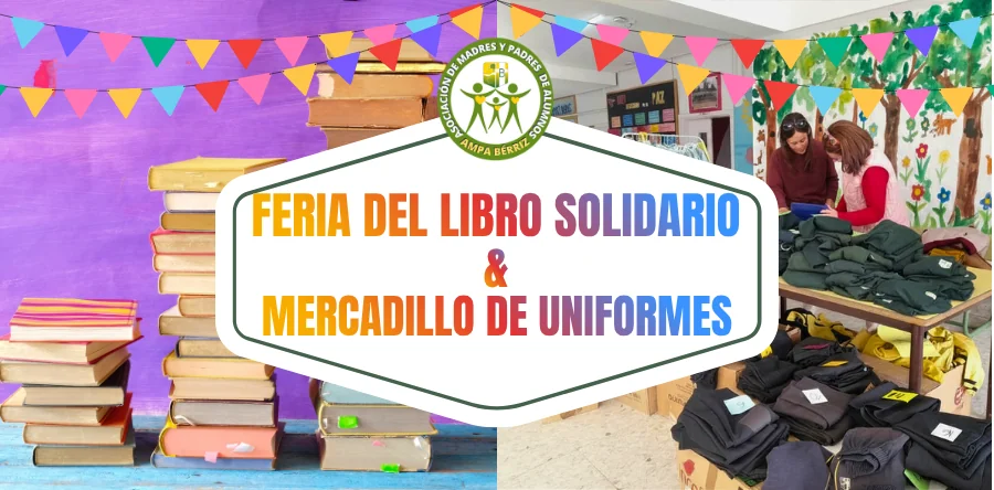Feria del libro solidario & Mercadillo de Uniformes 2026 - Fundación Colegio Bérriz Las Rozas
